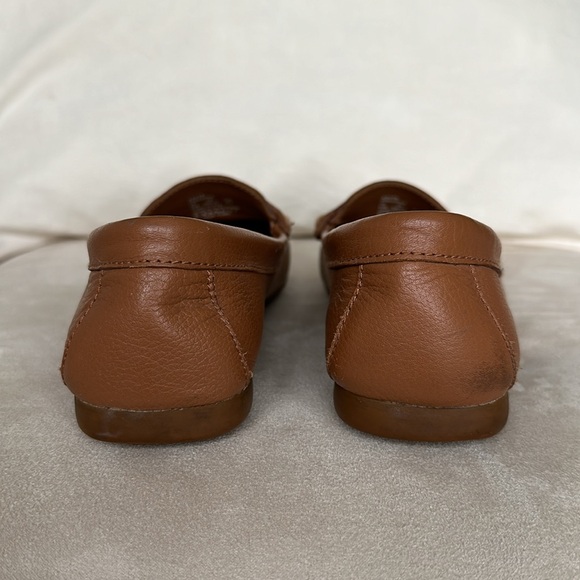 Coach Fredrica tan leather loafers - Picture 9 of 12